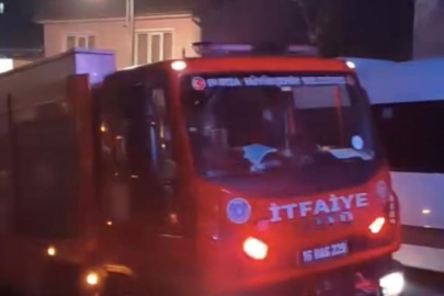 Bursa'da tarihi binada çıkan yangın söndürüldü