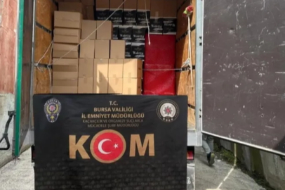 Bursa’da 6 milyon 360 bin kaçak makaron ele geçirildi