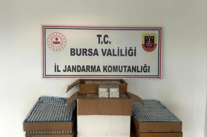 Bursa'da kaçak sigara operasyonu