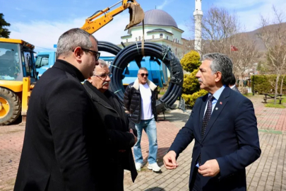 Hamidiye’de zeytinliklere modern sulama hattı