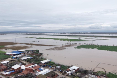 Bursa'da tarım arazileri sular altında kaldı