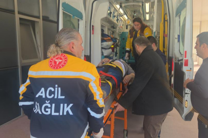 Bursa'da çatıdan düşen usta ağır yaralandı