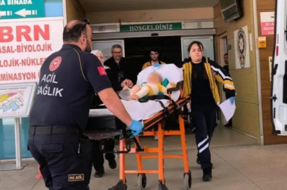 Bursa'da 9 aylık bebek ağır yaralandı