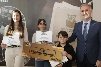 İnegöl'de Nöbetçi Kitaphanelerin 'En’leri ödüllendirildi