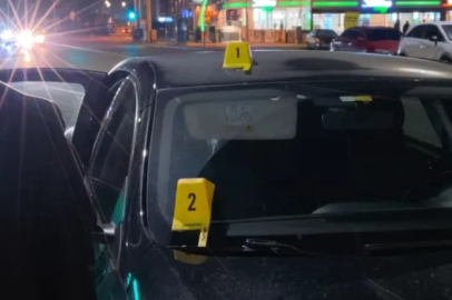 Bursa'da seyir halindeki otomobile yorgun mermi şoku