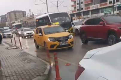 Bursa'da tehlikeli manevra: 3 bin lira ceza kesildi