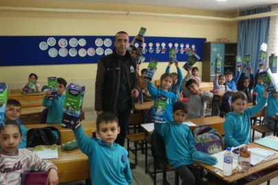 Yıldırım'da plastiğe fren: 31 okula arıtma, 32 bin öğrenciye matara