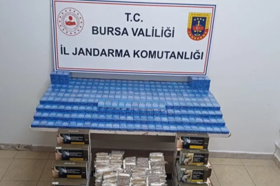 Bursa'da kaçak tütün operasyonu