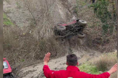 Bursa'da Off-Road yarışında nefes kesen anlar
