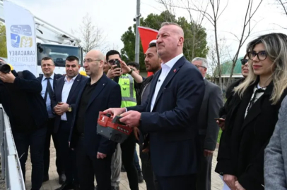 Karacabey'de hamam ve sauna kompleksinin temelleri atıldı