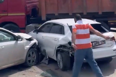 İnegöl’de zincirleme kaza: 5 yaralı