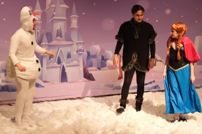 Yıldırımlı çocukların tiyatro keyfi