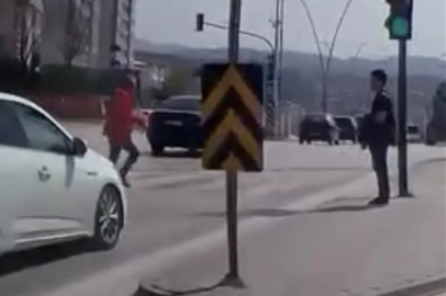 Bursa'da facia teğet geçti