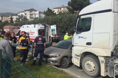 Bursa'da önüne kattığı otomobili sürükledi