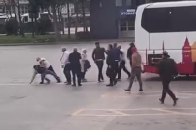 Bursa terminalinde yolcu ile şoför kavgası