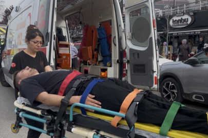 Bursa’da işçi servisine motosiklet çarptı: 2 yaralı