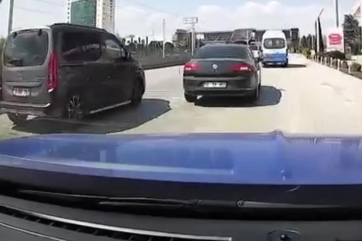 Bursa'da makas atan sürücü kazaya davetiye çıkardı