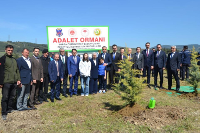 Şehit infaz ve koruma memuru Cengiz Yiğit anısına hatıra ormanı oluşturuldu