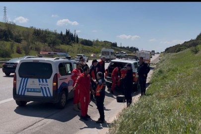 Bursa'da otoyola 5 yaşında çocuk bırakıldı" ihbarı ekipleri alarma geçirdi