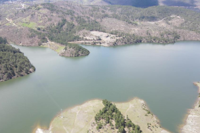 Son yağışlar Nilüfer Barajı'nı doldurdu, dereler coştu