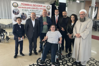 Bursa'da engelli aracı dağıtım töreninde duygulandıran anlar