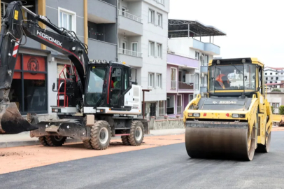 Osmangazi’den Hamitler’e 300 tonluk asfalt desteği