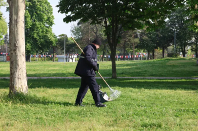 Osmangazi’de yeşil alanlarda titiz temizlik