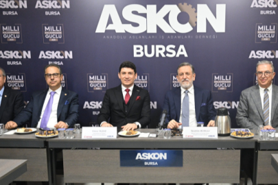 BTSO Başkanı İbrahim Burkay, ASKON’un konuğu oldu