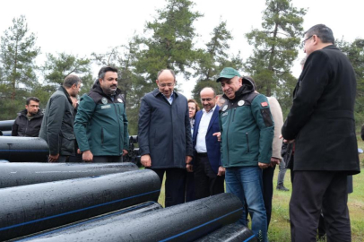 Orhaneli’de 13 bin 500 dekarlık alana modern sulama yatırımı