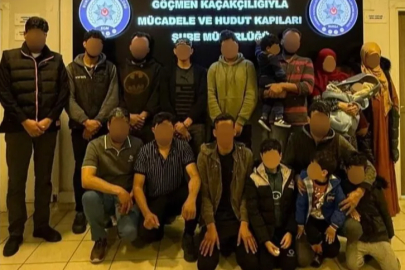 Bursa'da 18 kaçak göçmen yakalandı