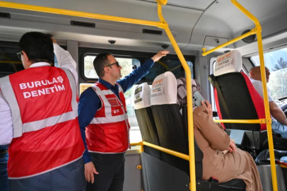 Bursa'da toplu taşıma araçlarında klima denetimi