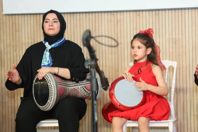 Osmangazi’de anneler ve kızları aynı sahnede ritim tuttu
