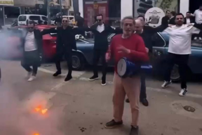Bursa’da düğün magandası kamerada