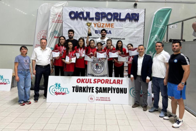 Bursa'da ortaokul öğrencilerinden Türkiye şampiyonluğu