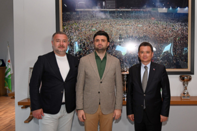 Başkan Aydın’dan Bursaspor’a tebrik ziyareti