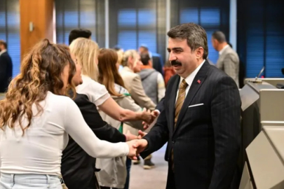Başkan Yılmaz belediye personeliyle bayramlaştı