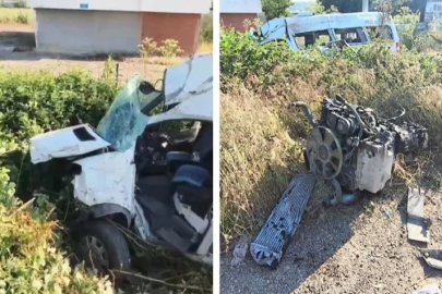 Bursa'da patlayan lastik kazaya neden oldu: 6 yaralı