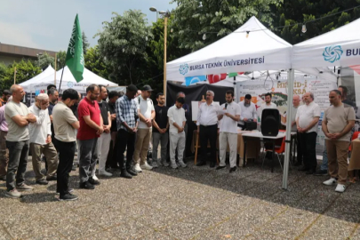 BTÜ öğrencileri Filistin için nöbette