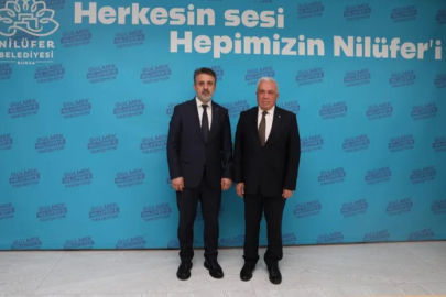 Başkan Özdemir, Bursa Büyükşehir Belediye Başkan Vekili Biba'yı ağırladı