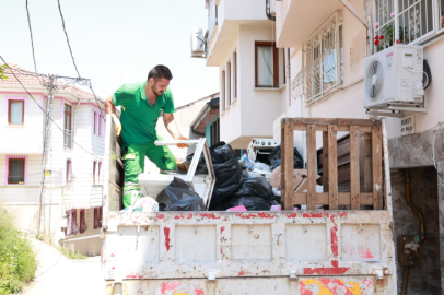 Osmangazi’de çöp ev sorununa anında müdahale