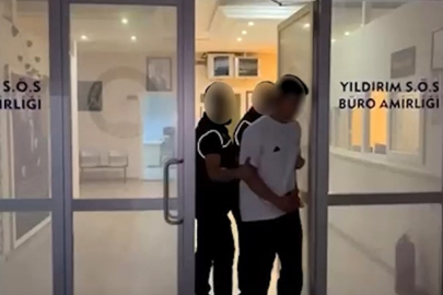 Bursa'da 12 yıl 6 ay hapis cezasıyla aranıyordu, kovalamaca sonrası yakalandı