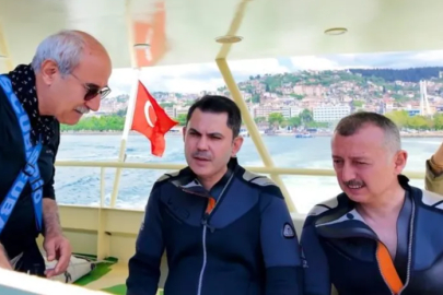 Bakan Kurum, İzmit Körfezi’ne daldı