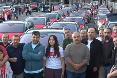 Bursa'da A Milli Takım coşkusu sokaklara taştı