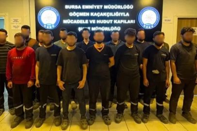 Bursa'da kaçak göçmen işçi operasyonu