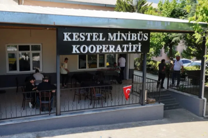 Kestel'de Yeni Mahalle Minibüs Durağı baştan sona yenilendi