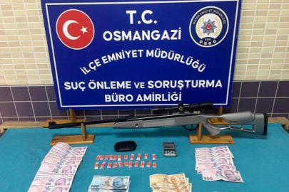 Bursa'da uyuşturucu operasyonu...