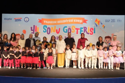 Yıldırım’da miniklerin mezuniyet coşkusu