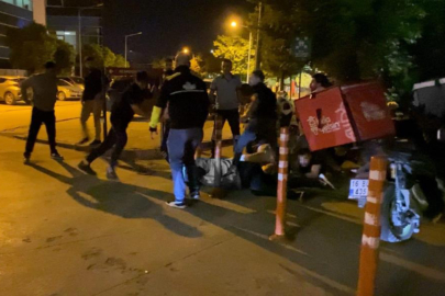 Bursa'da sokak ringe döndü, yumruklar havada uçuştu