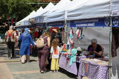 'Meydan kadınların' dayanışma pazarına ilgi büyüyor