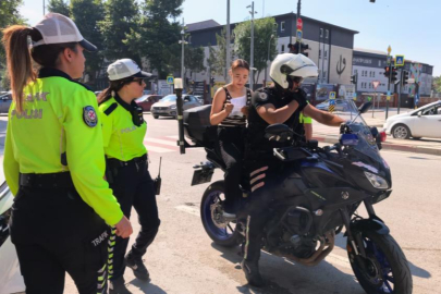 Sınava 1 dakika kala polis yetiştirdi